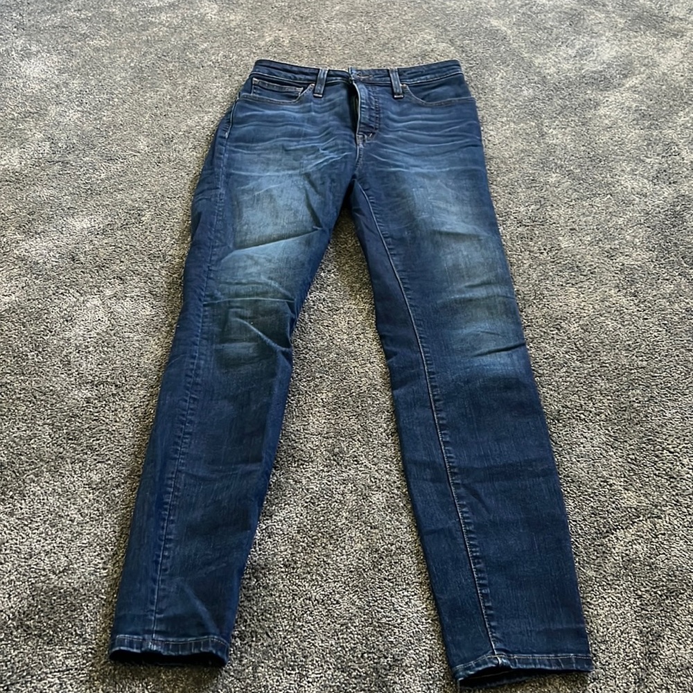 Madewell Curvy High Waist Skinny Jeans.